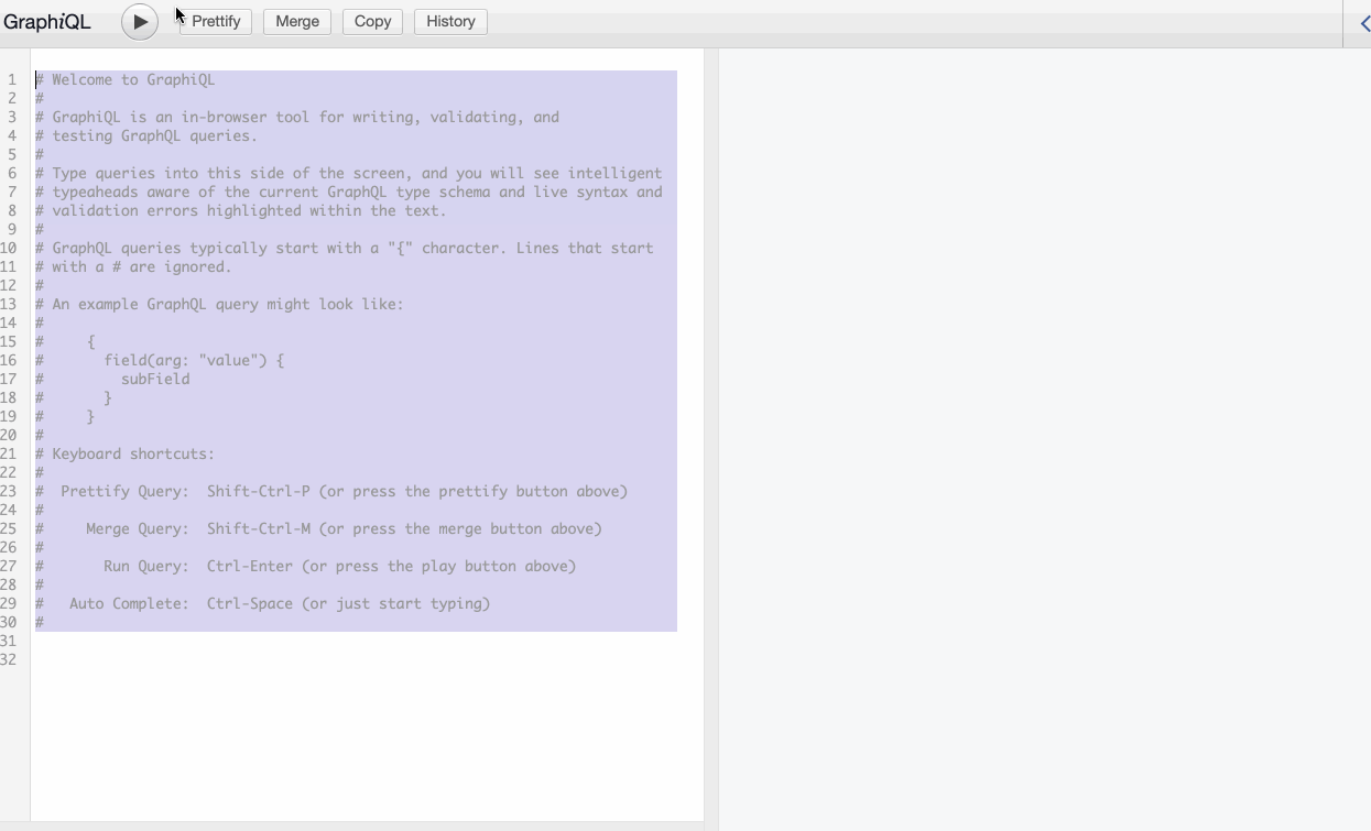 GraphQL example query